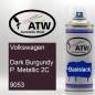 Preview: Volkswagen, Dark Burgundy P. Metallic 2C, 9053: 400ml Sprühdose, von ATW Autoteile West.